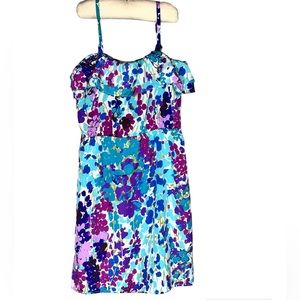 love…ady Floral Sleeveless Dress  Size Medium